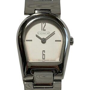 Auth COACH - 0218 6******** Silver Women's Wrist Watch